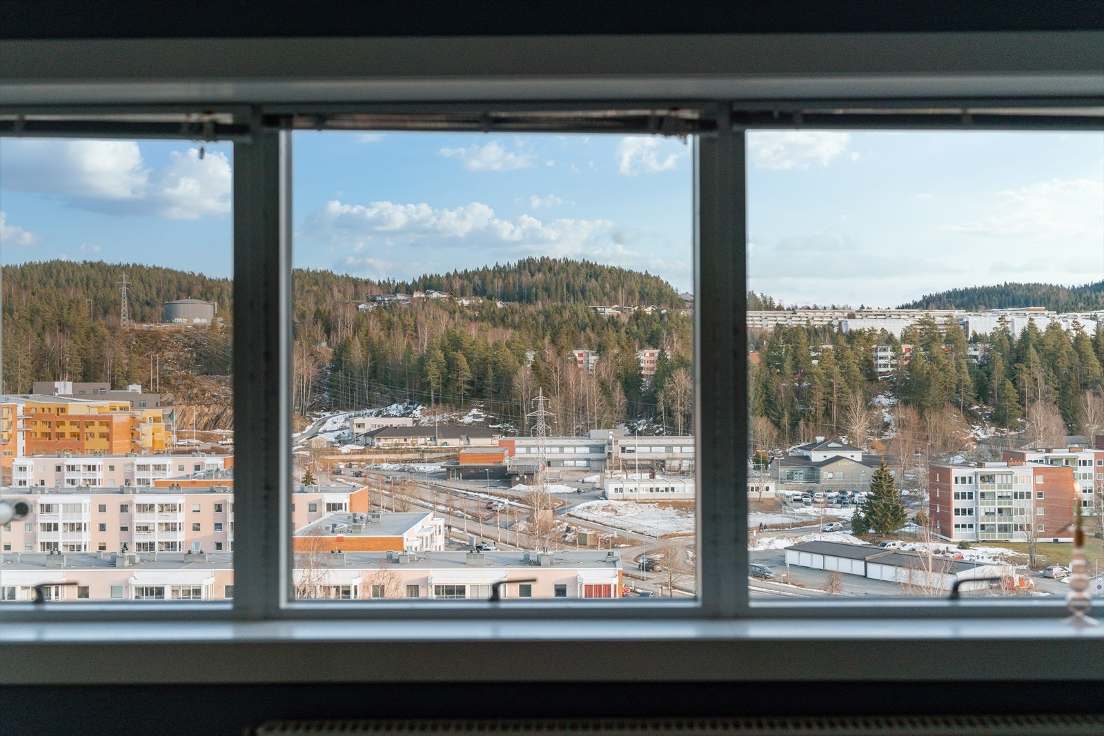 Flott utsikt fra leiligheten. Galleribilde