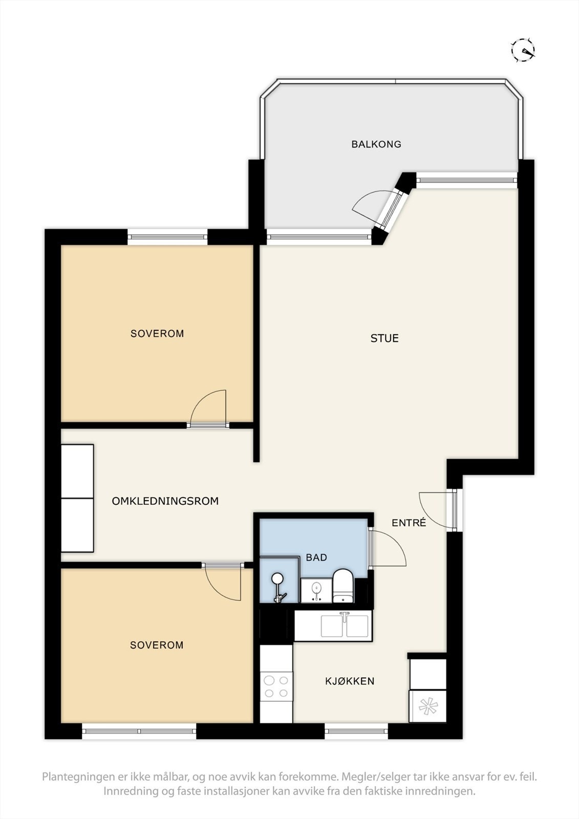 Alternativ, opprinnelig planløsning. Galleribilde