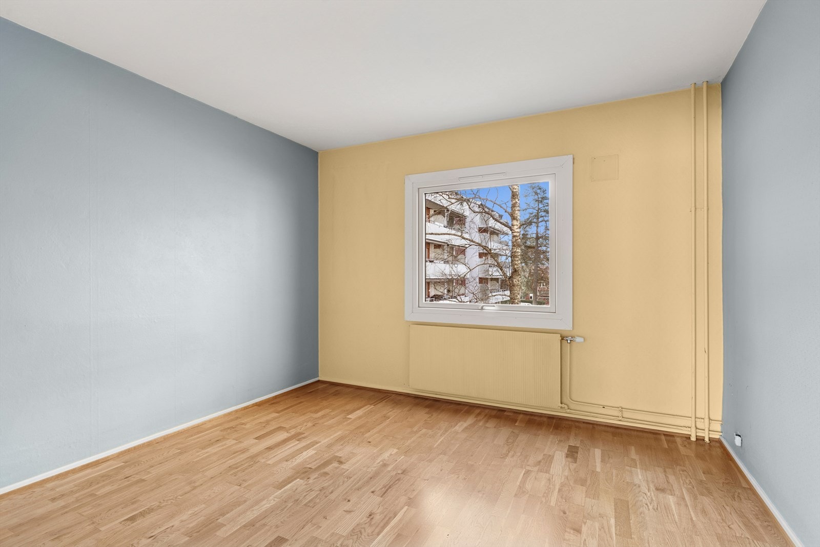 Det er i dag to soverom i leiligheten. Galleribilde