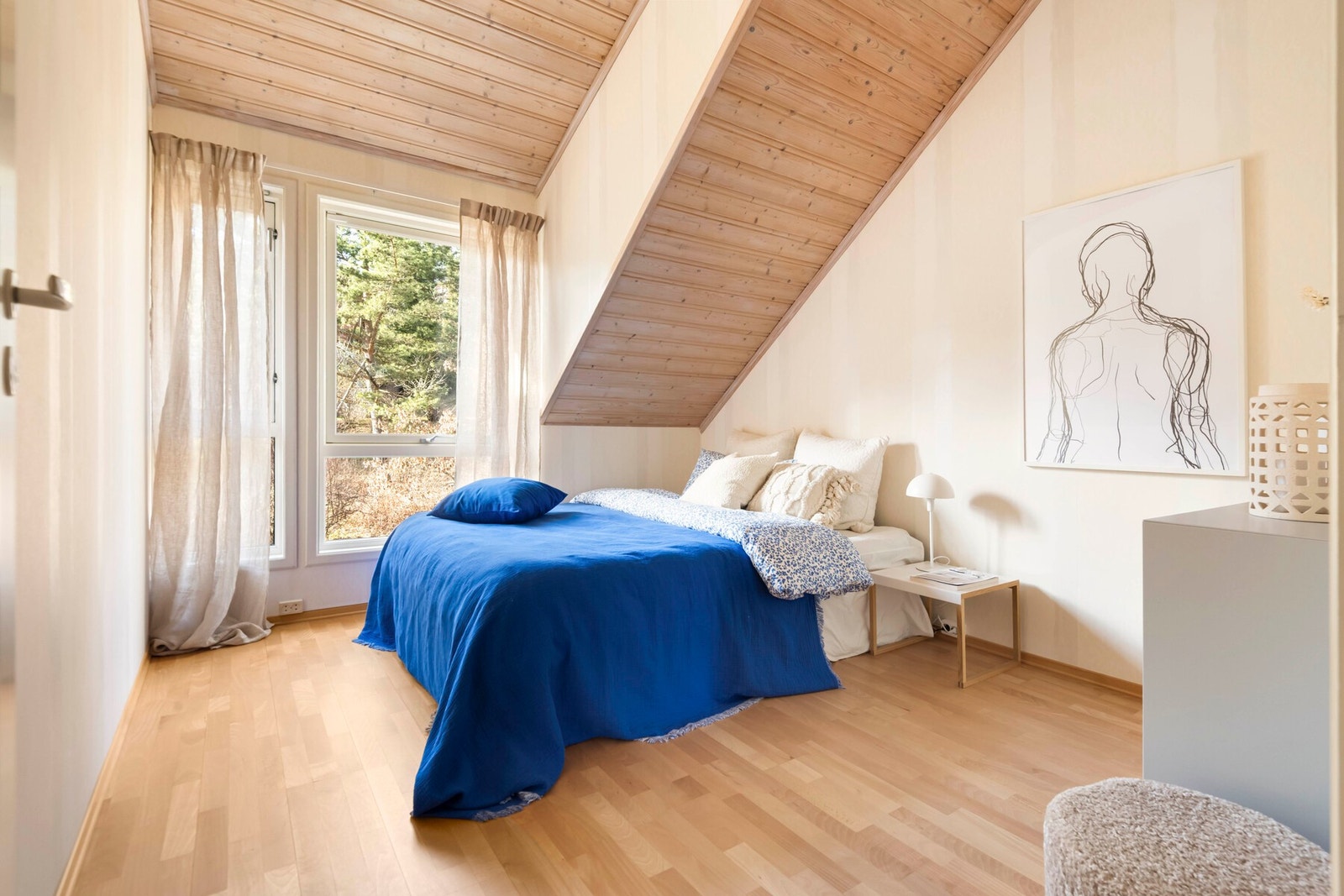 Soverommene kan innredes etter behov og passer utmerket som gjesterom, kontor eller garderoberom. Galleribilde