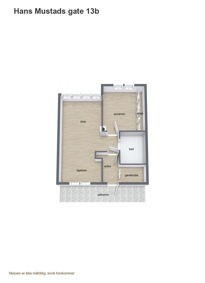 Plantegning Galleribilde