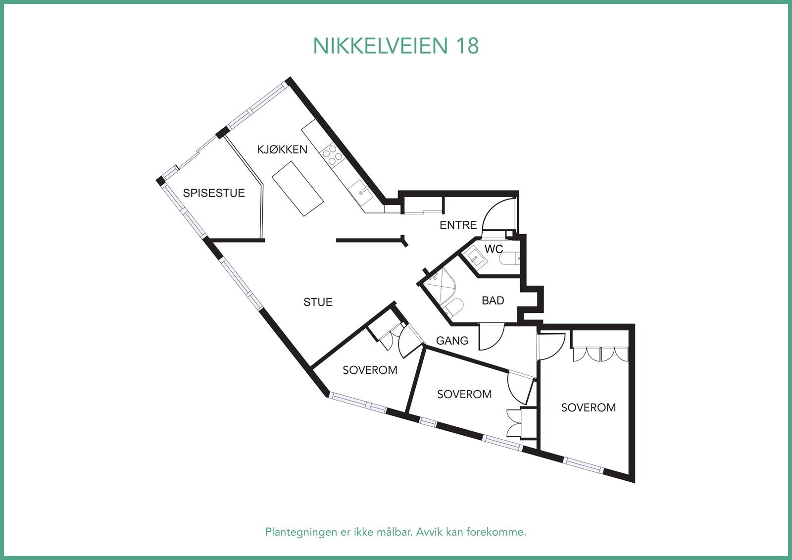 Plantegning Galleribilde