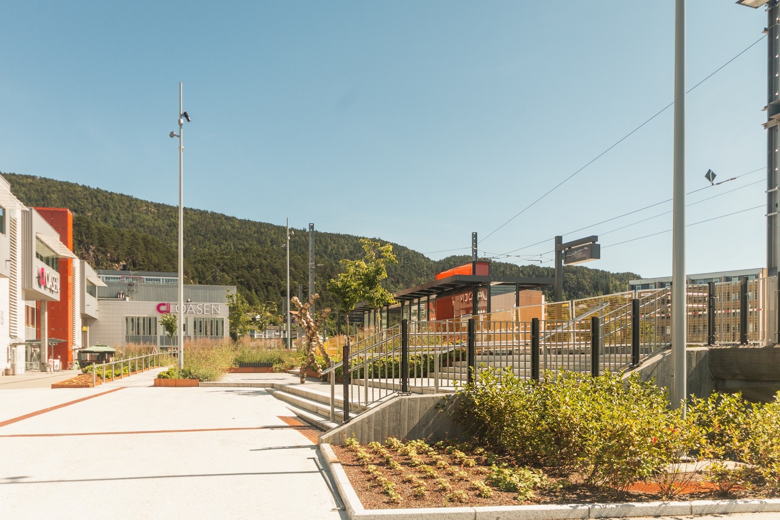 Gangavstand til bybanestopp. Galleribilde