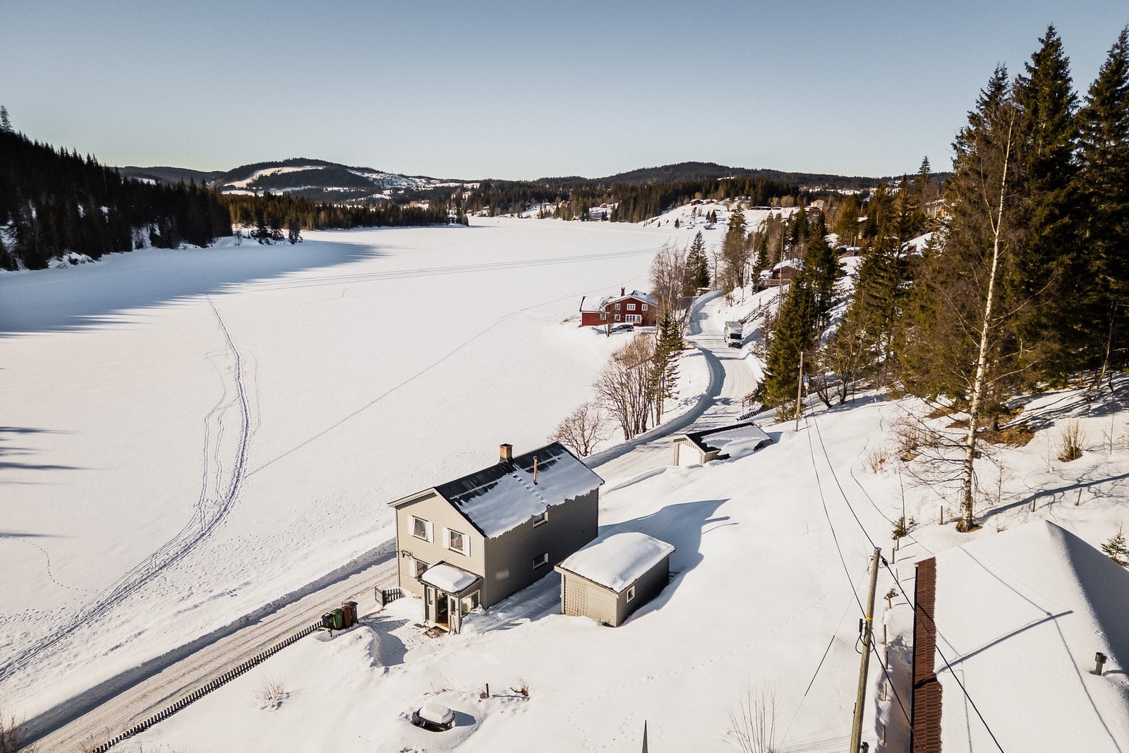 Like fint på vintereren som sommeren. Galleribilde