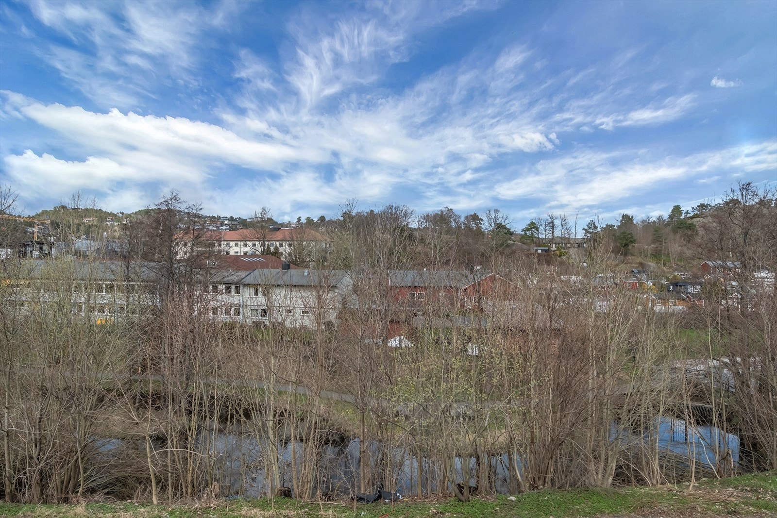 Utsikt mot Prestebekken og Kongsgård Galleribilde