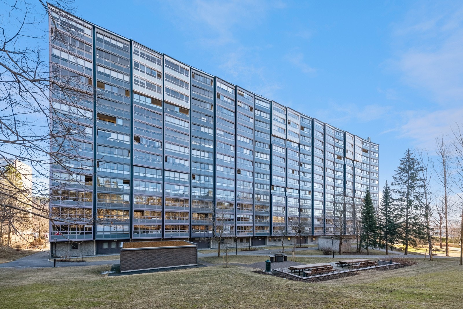 Ammerudlia er et veldrevet borettslag med god historikk for vedlikehold av bygningsmassen. Uteområdene med plener, lekeområder, sittegrupper, sykkeparkering og annet er oppgradert i 2023. Galleribilde