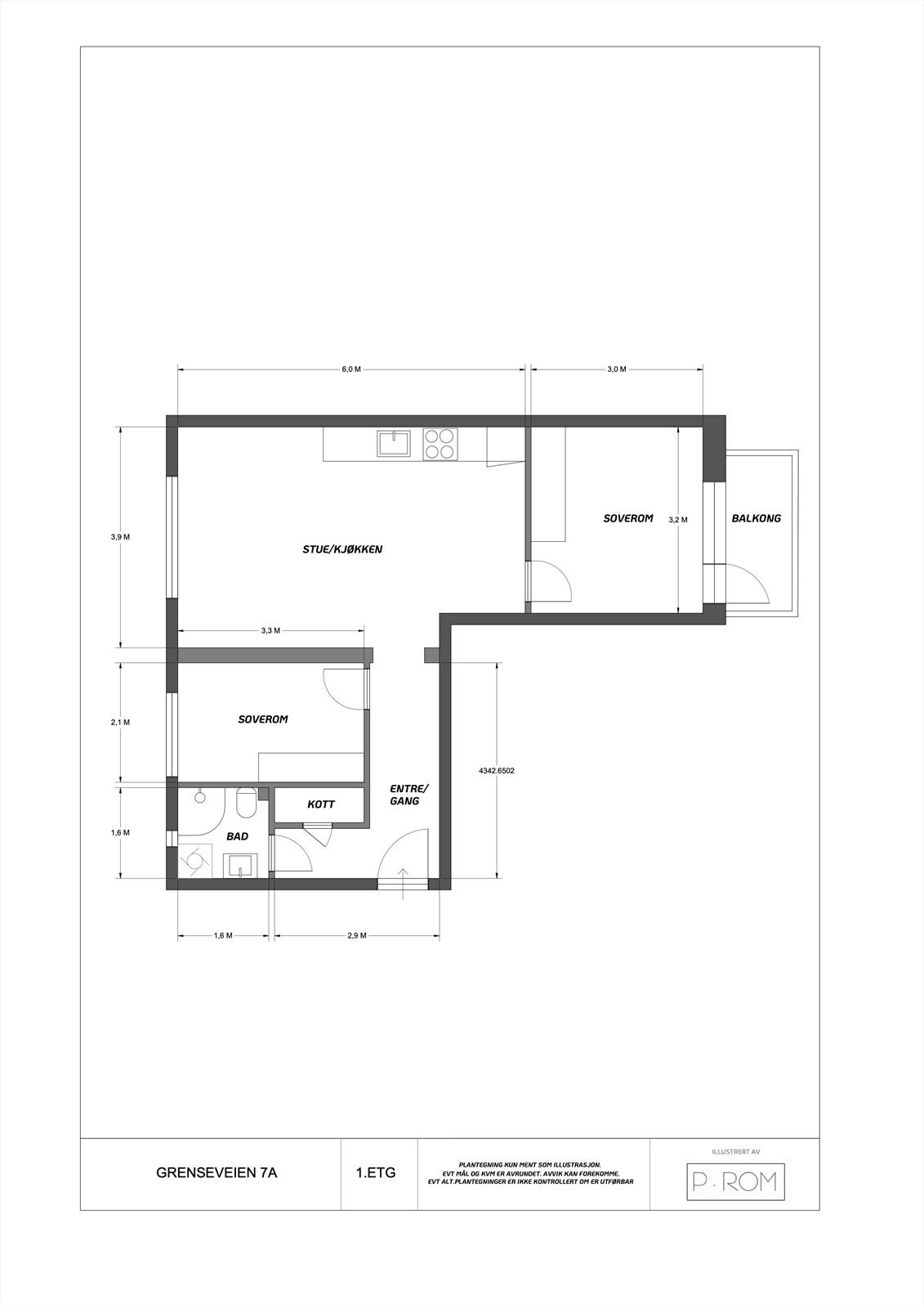 Plantegning. Galleribilde