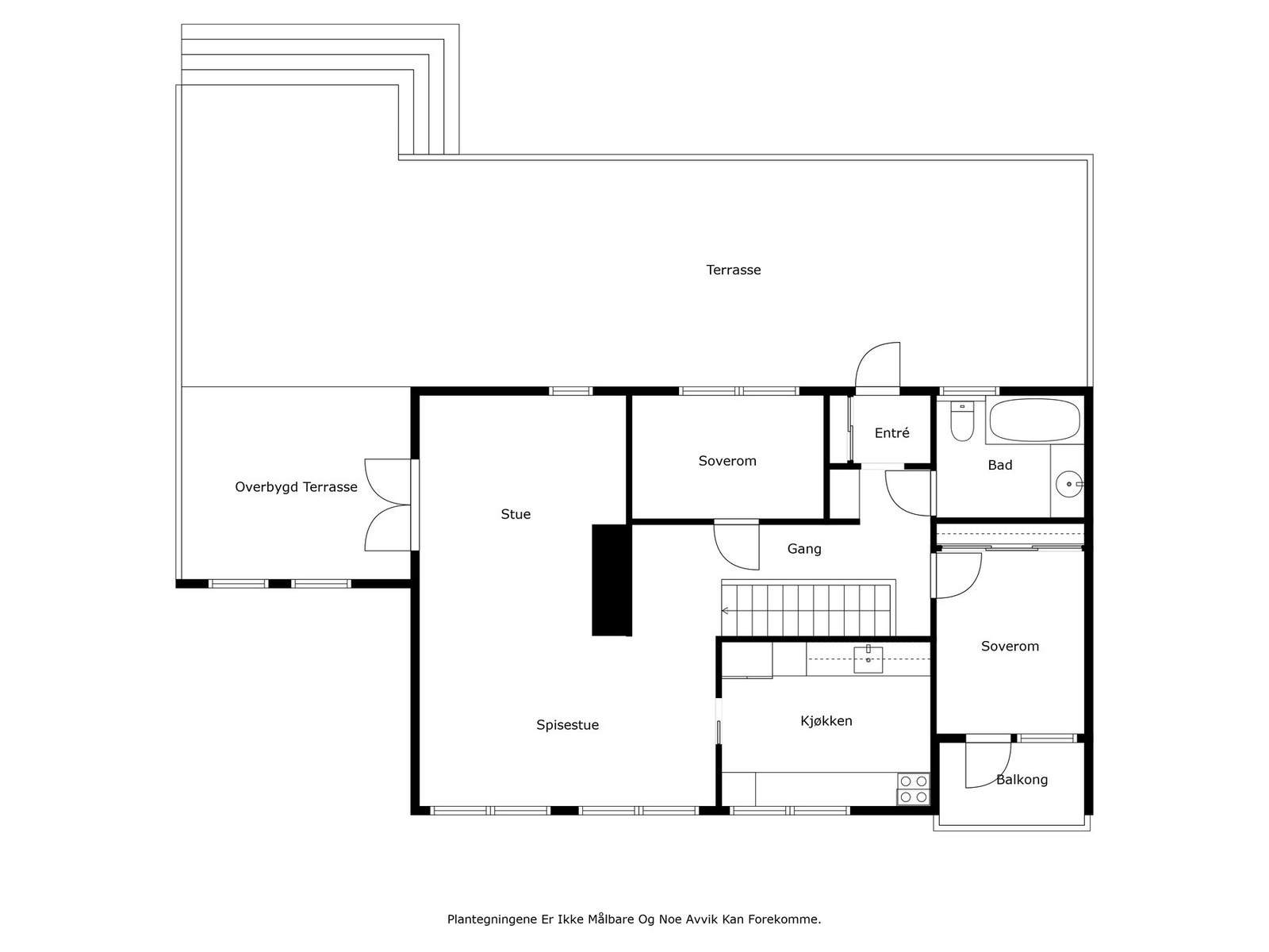 Planskisse 1. etasje Galleribilde