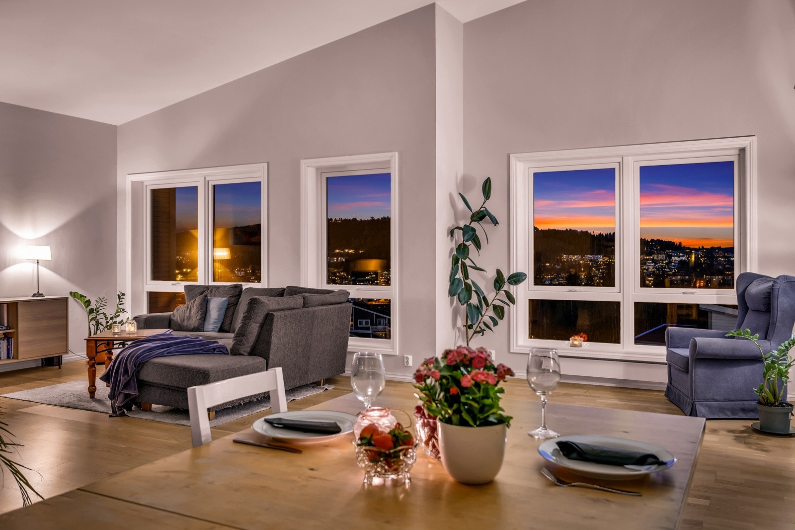 Fra stuen har du en flott utsikt. Galleribilde