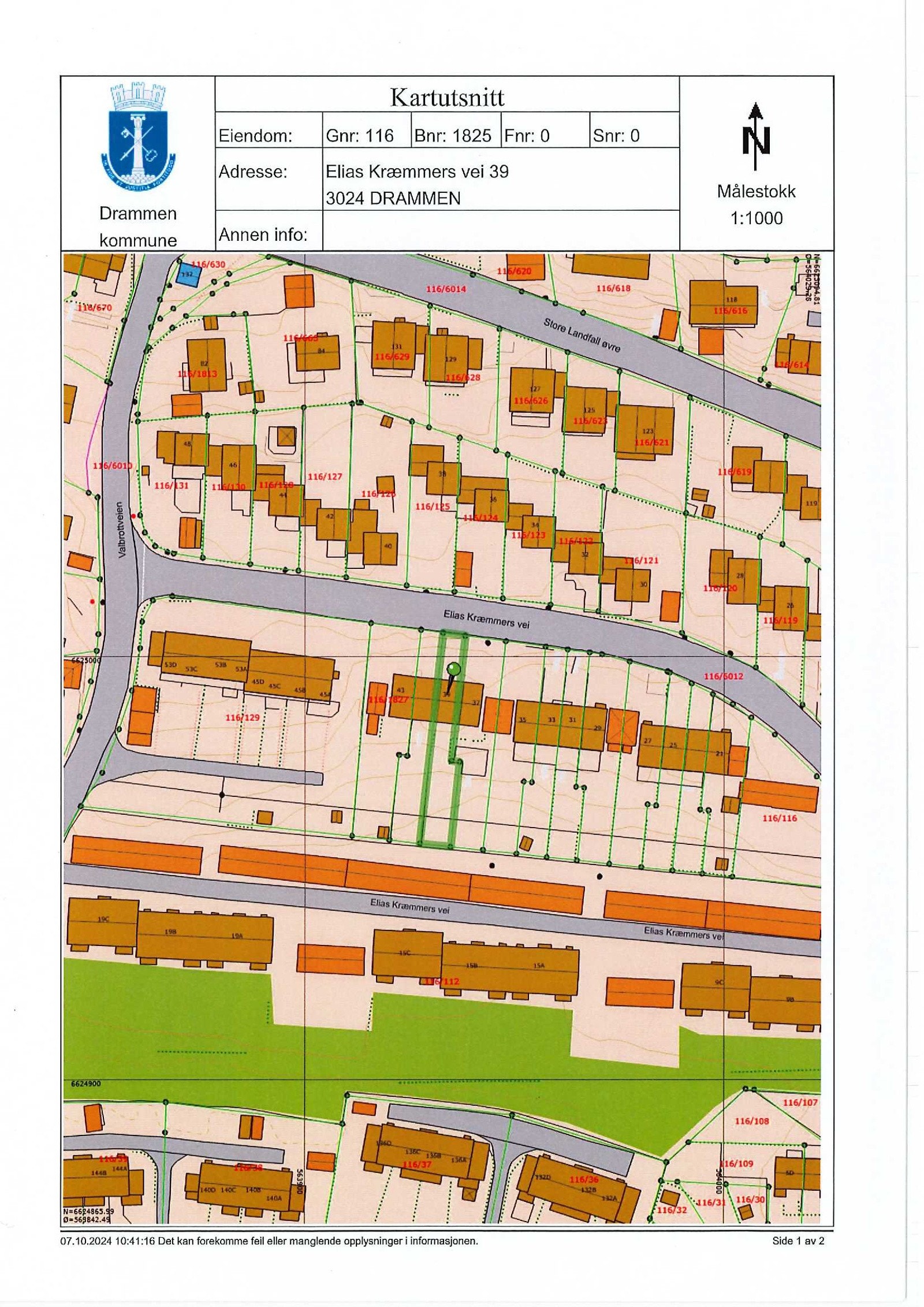 Kartutsnitt s1 Galleribilde