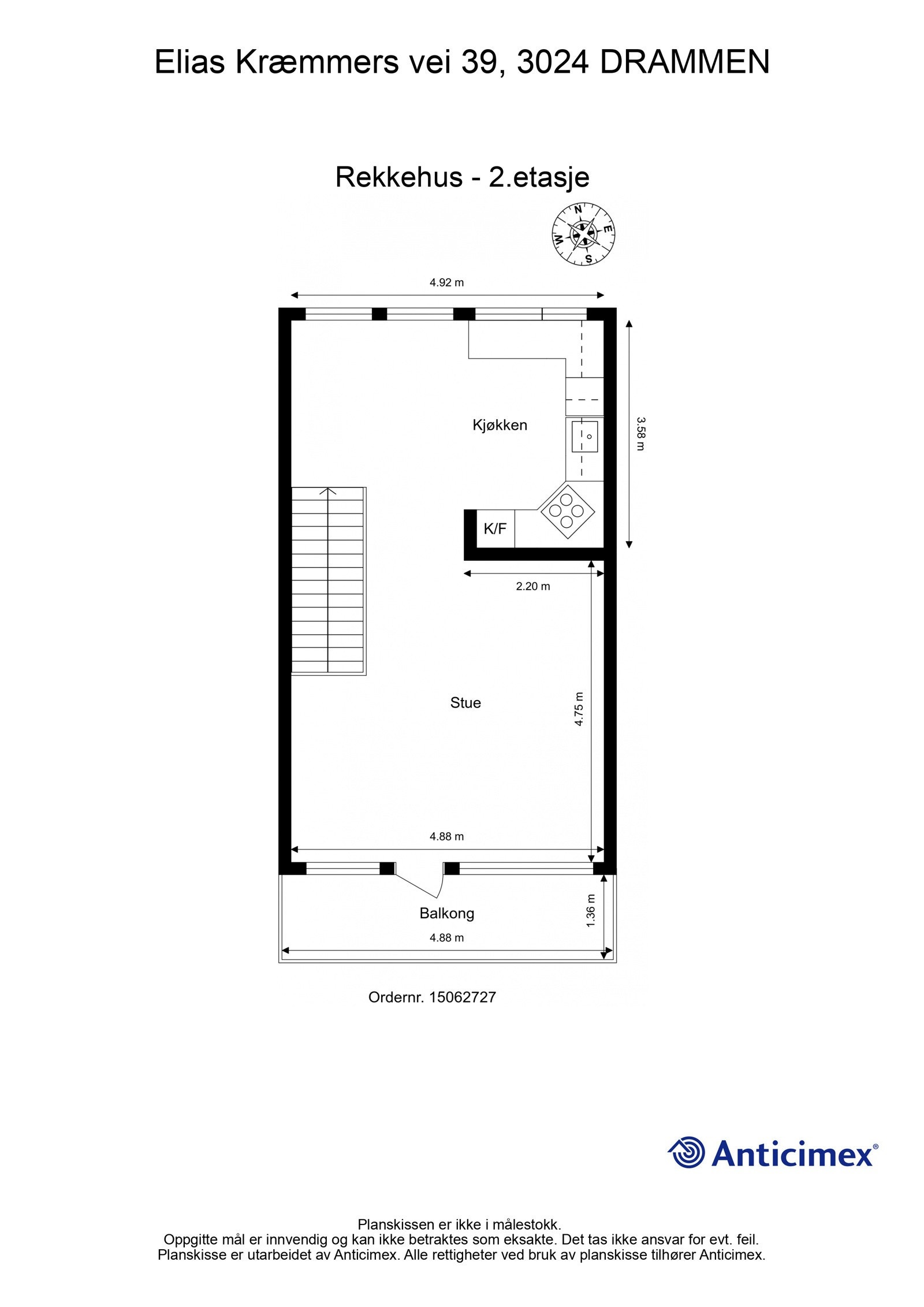 Plantegning-19509097-Rekkehus - 2.etasje Galleribilde