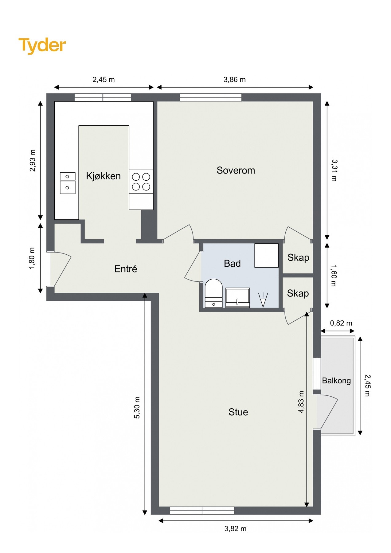 Plantegning. Galleribilde