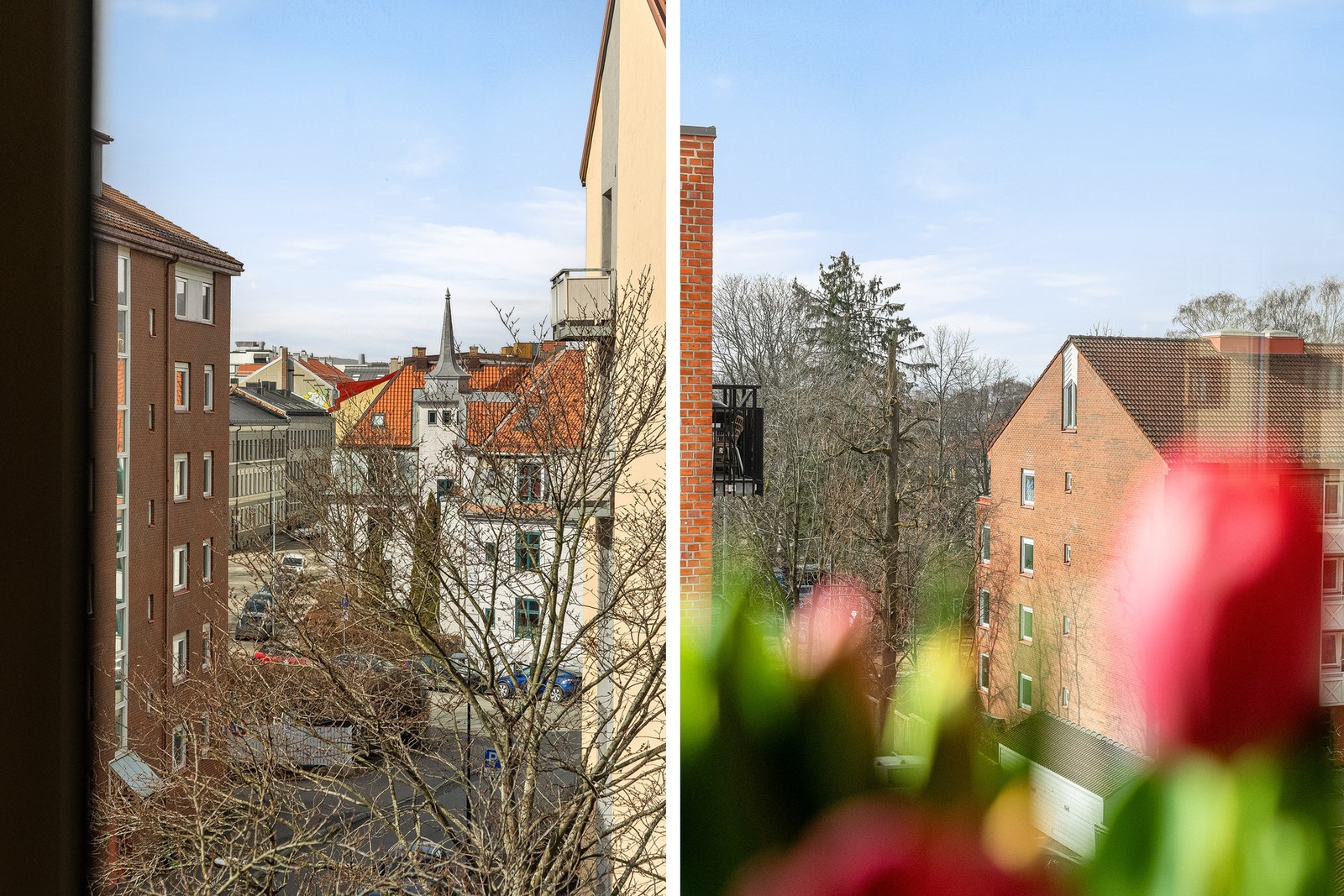 Med vinduer på tre yttervegger får du utsyn fra flere vinkler. Galleribilde
