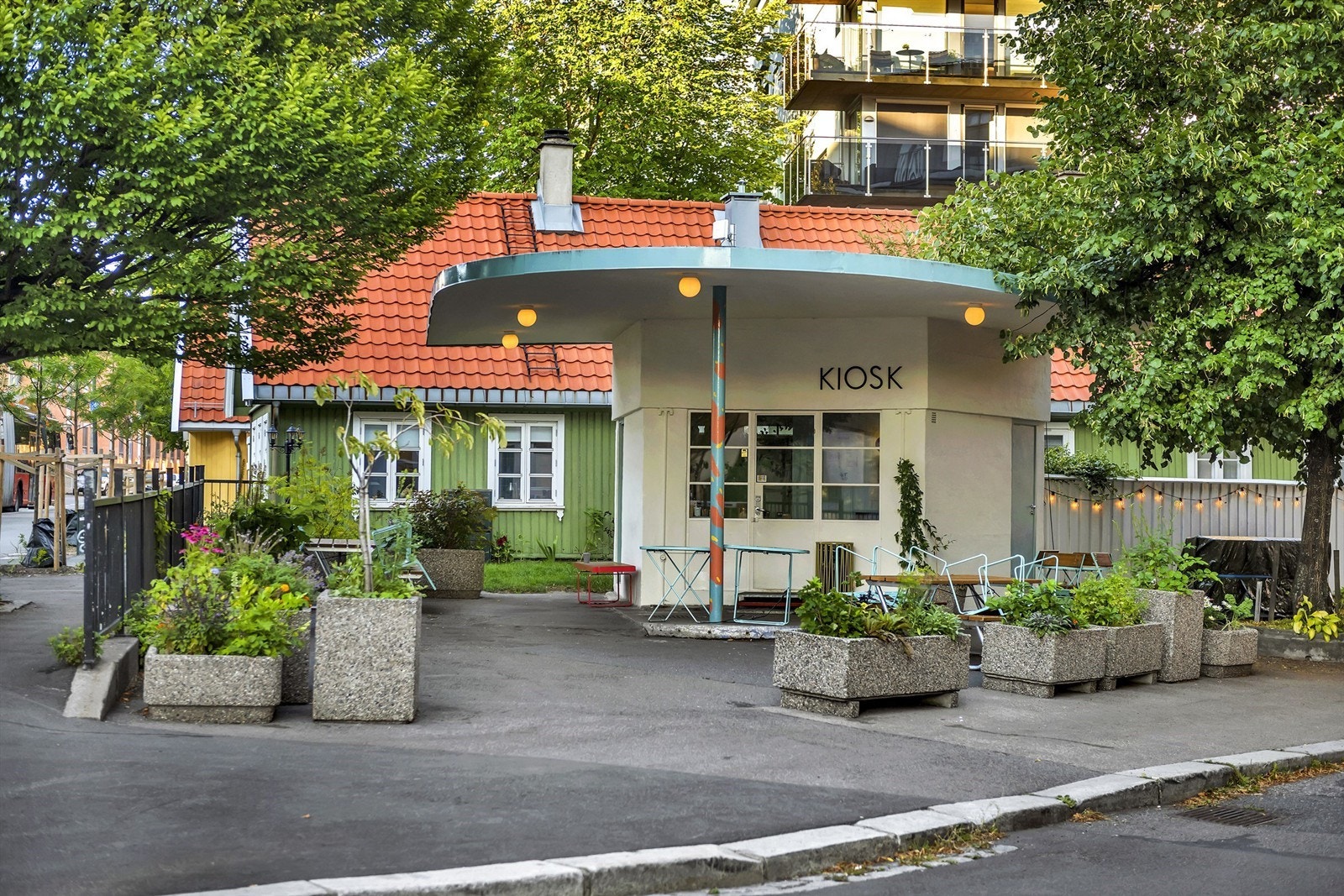 I St. Halvards gate på Galgeberg finner du Kiosk hvor du kan få kjøpt kaffe og bakst. Galleribilde