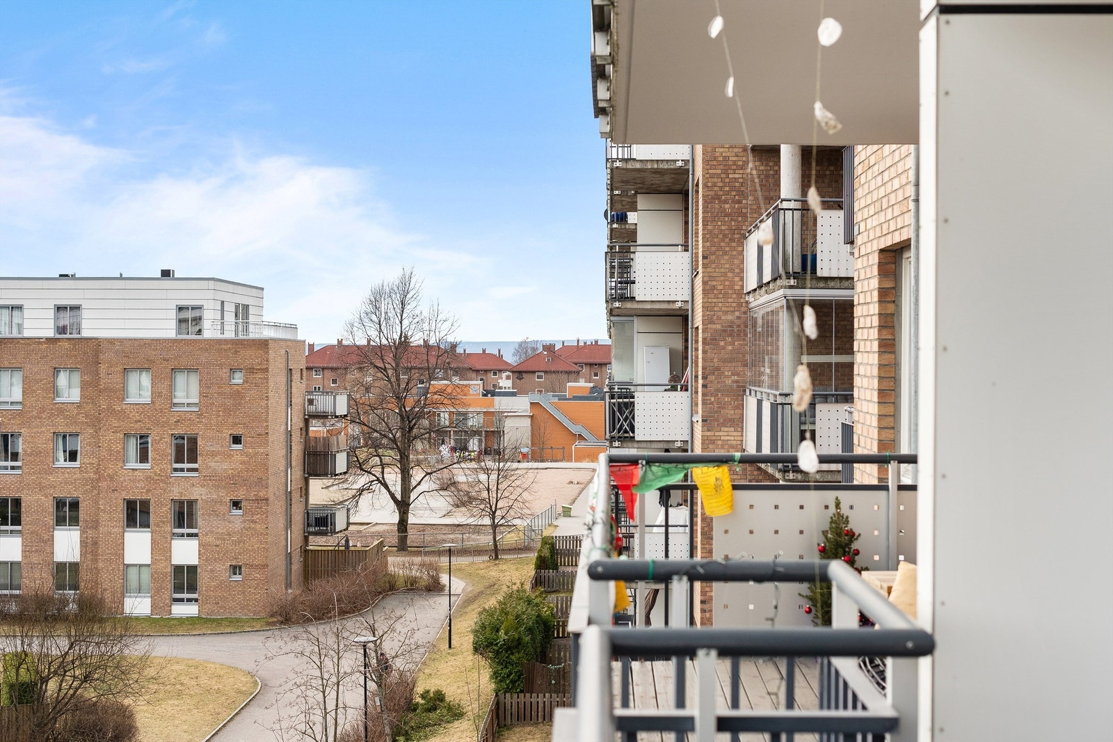 Utsyn fra balkongen. Galleribilde