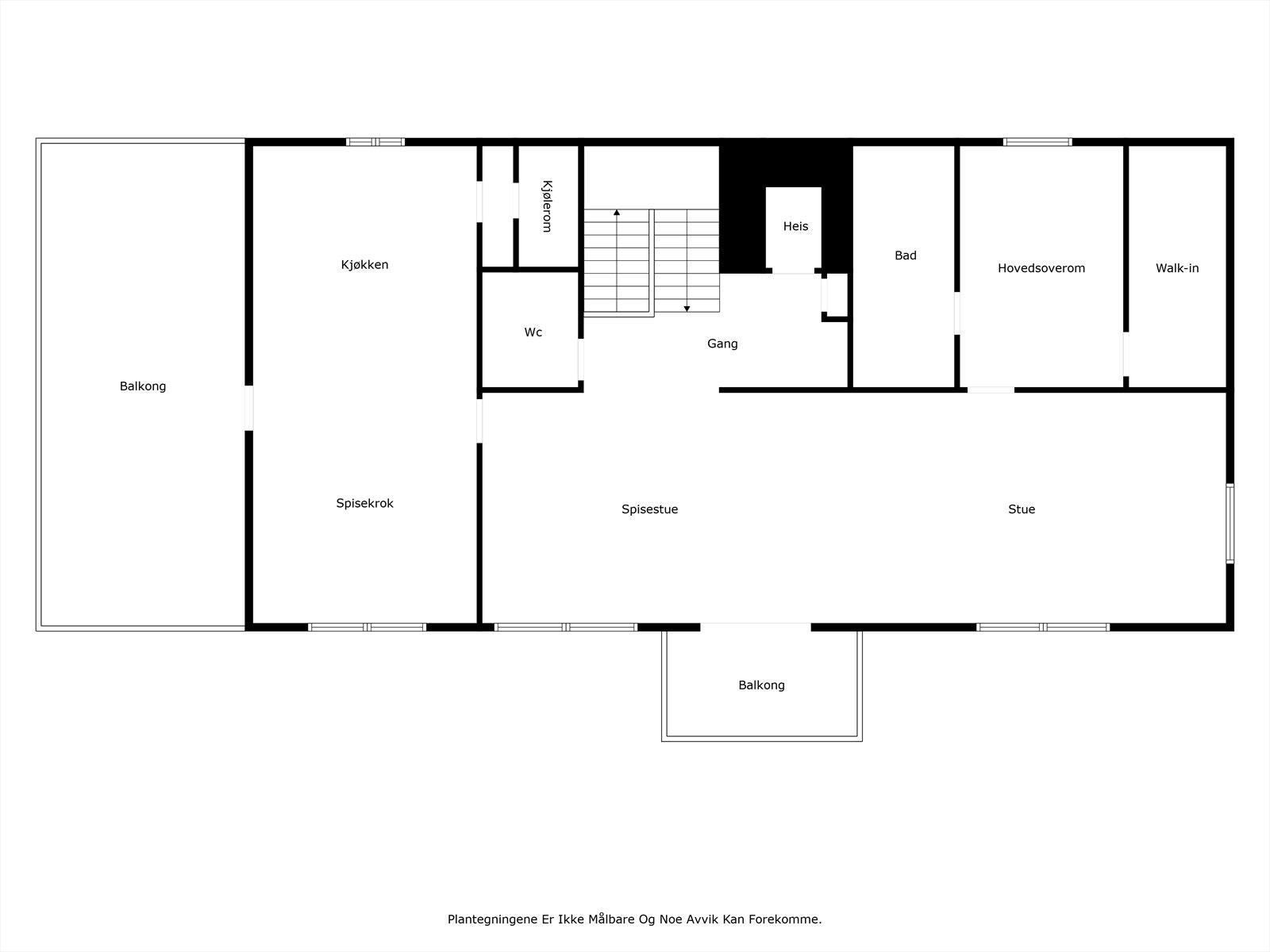 Plantegning: 2.etg Galleribilde