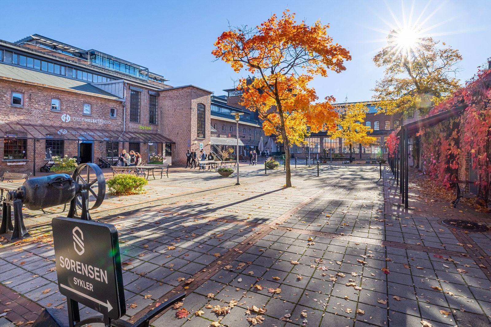 Det er gangavstand til Helsfyr T-bane-/busstopp og Fyrstikktorget, her finner du svært gode kollektivtilbud samt kaféer, restauranter og dagligvareforretninger. Galleribilde