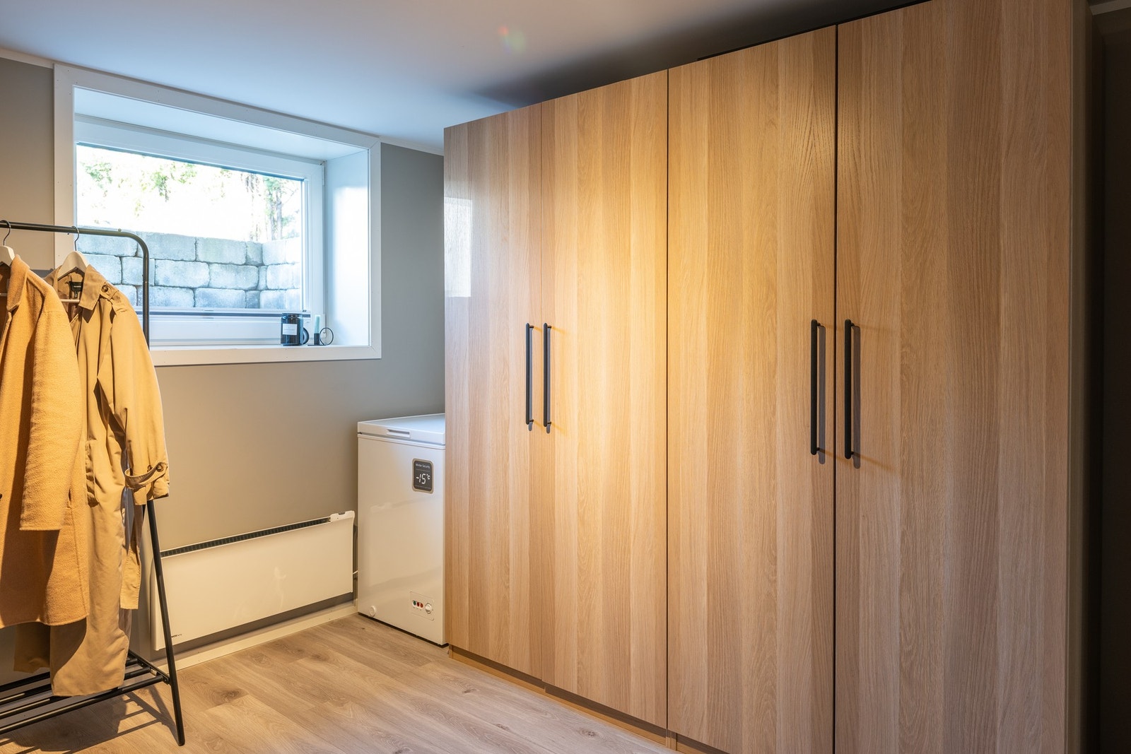 Som en del av renoveringen av bygget ble det også utført ny drenering i 2018. Galleribilde