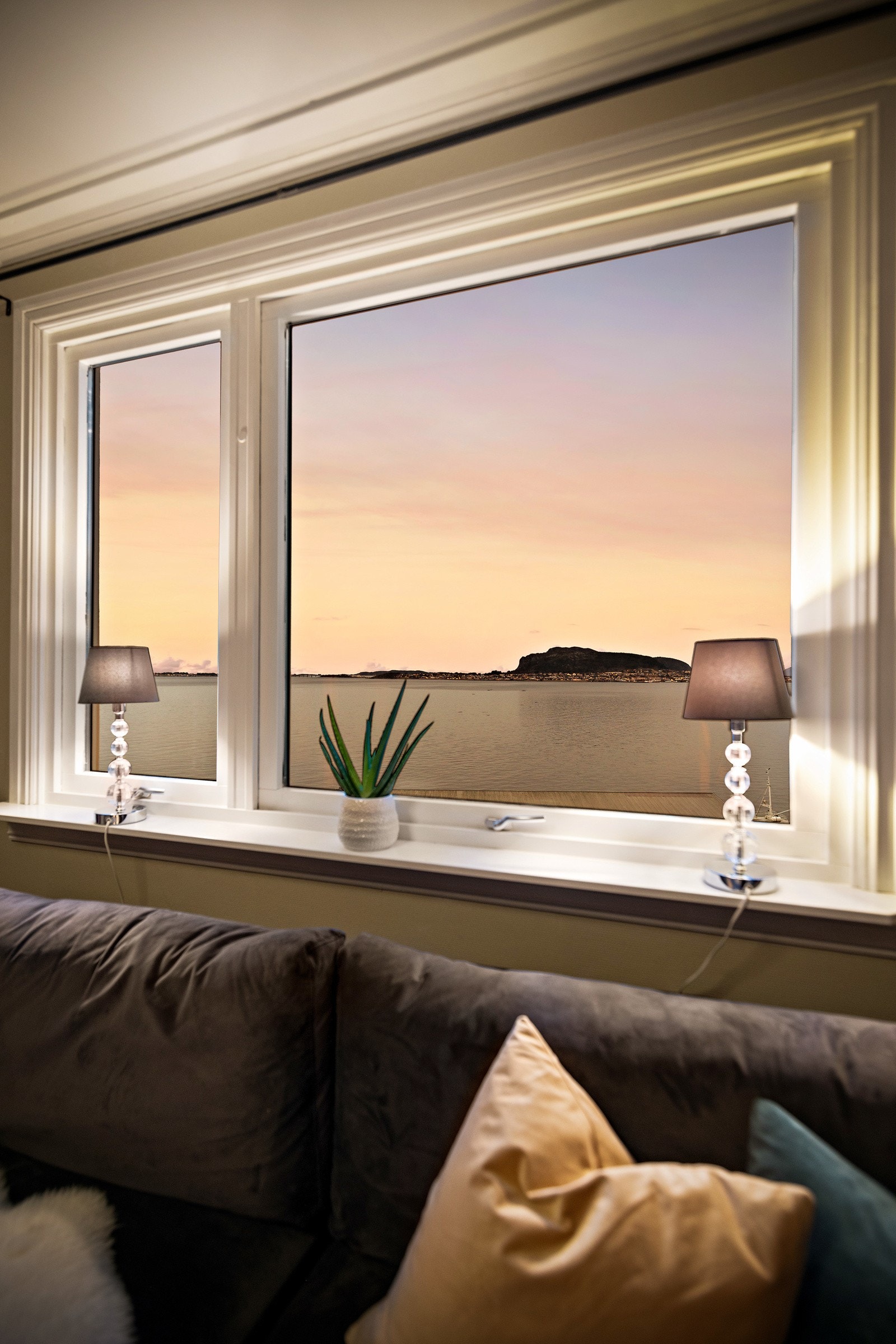 Her har man nydelig utsikt mot nord. Galleribilde