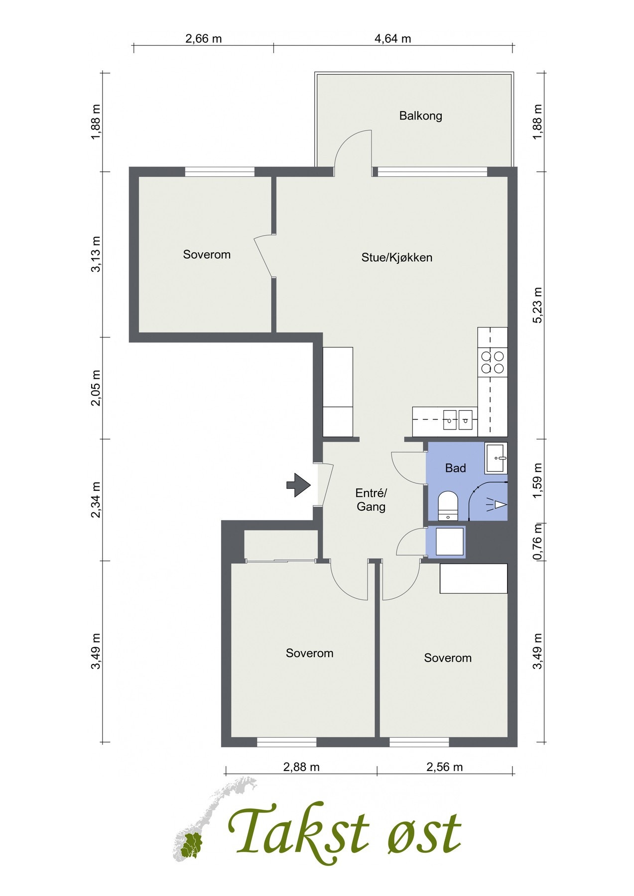 Plantegning. Galleribilde