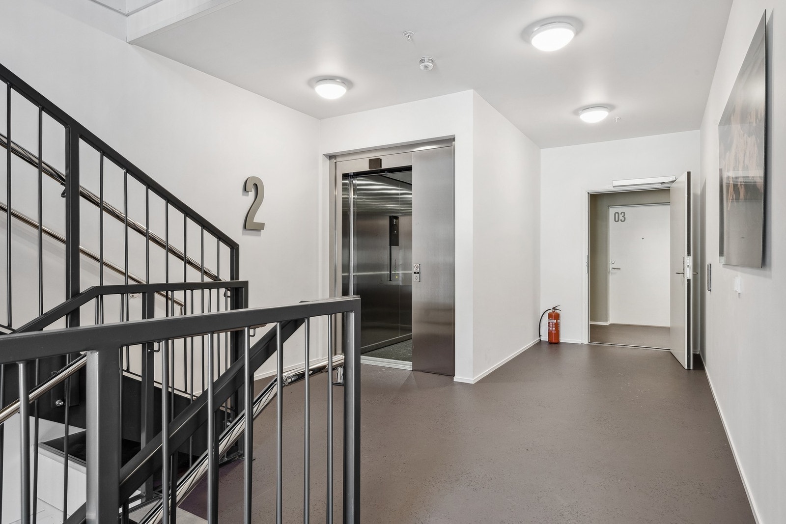 Trappegang 2. etasje Galleribilde