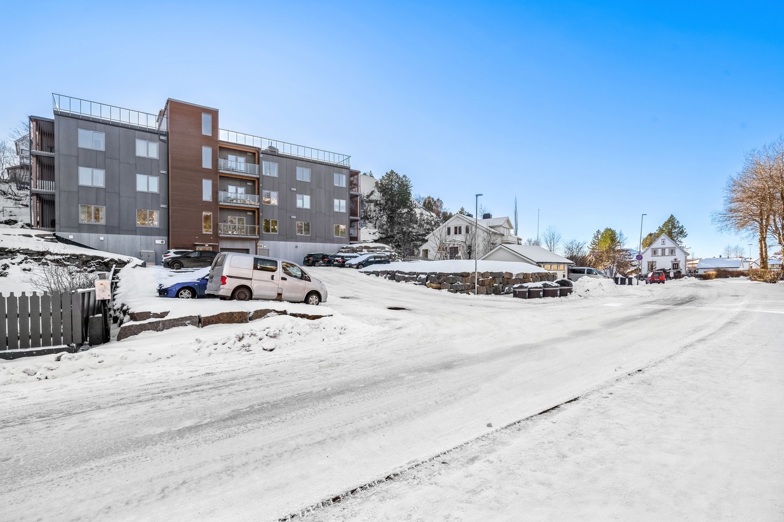 Molokene til blokken er ved innkjøringen Galleribilde
