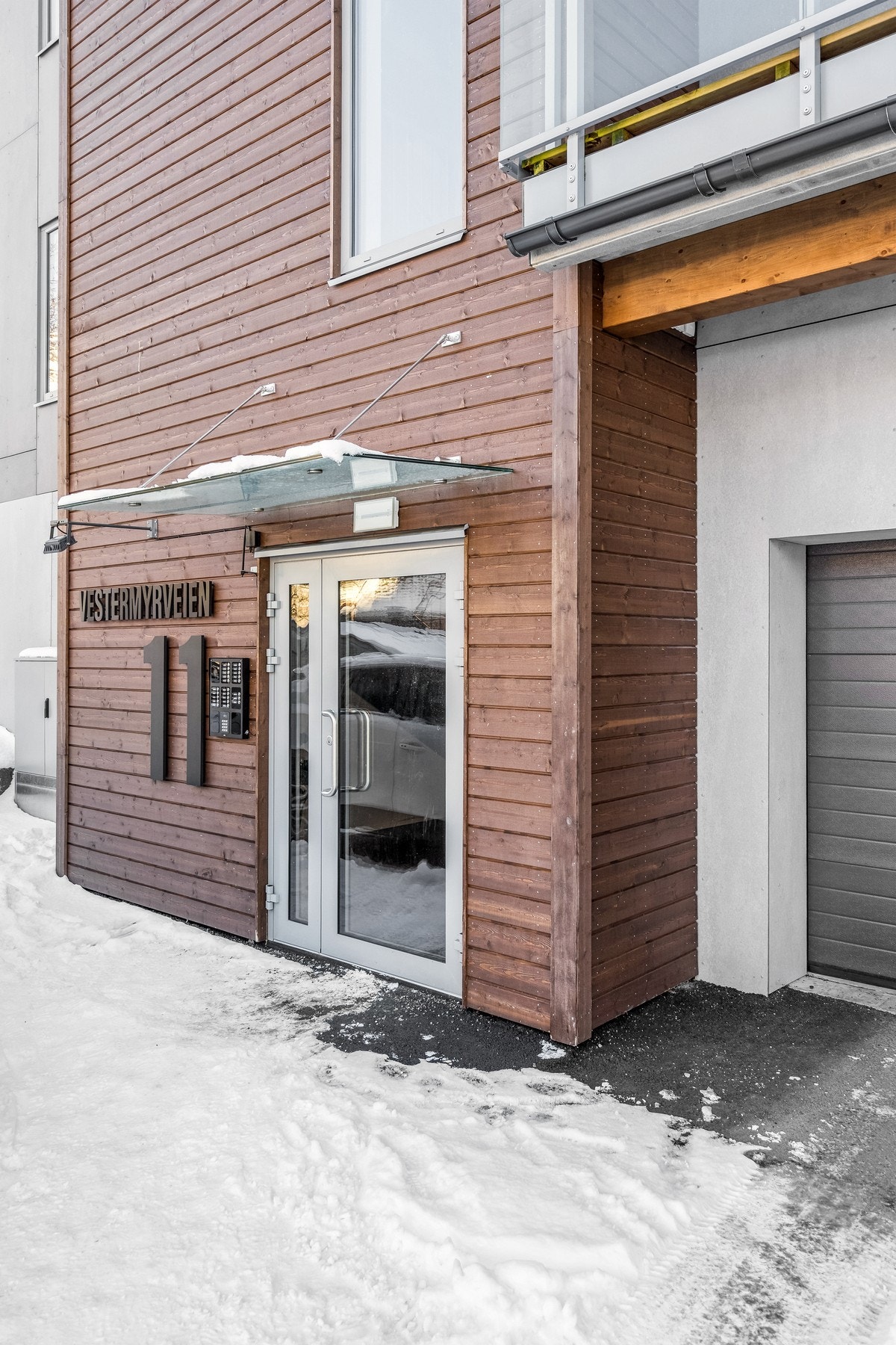 Inngangsparti for sameiet Galleribilde