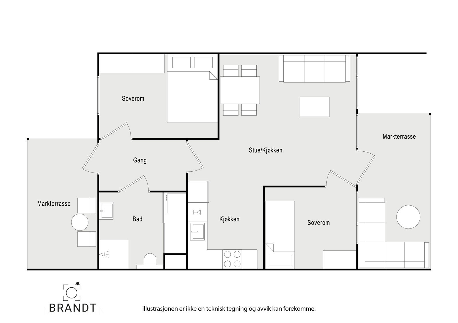 Plantegning Galleribilde