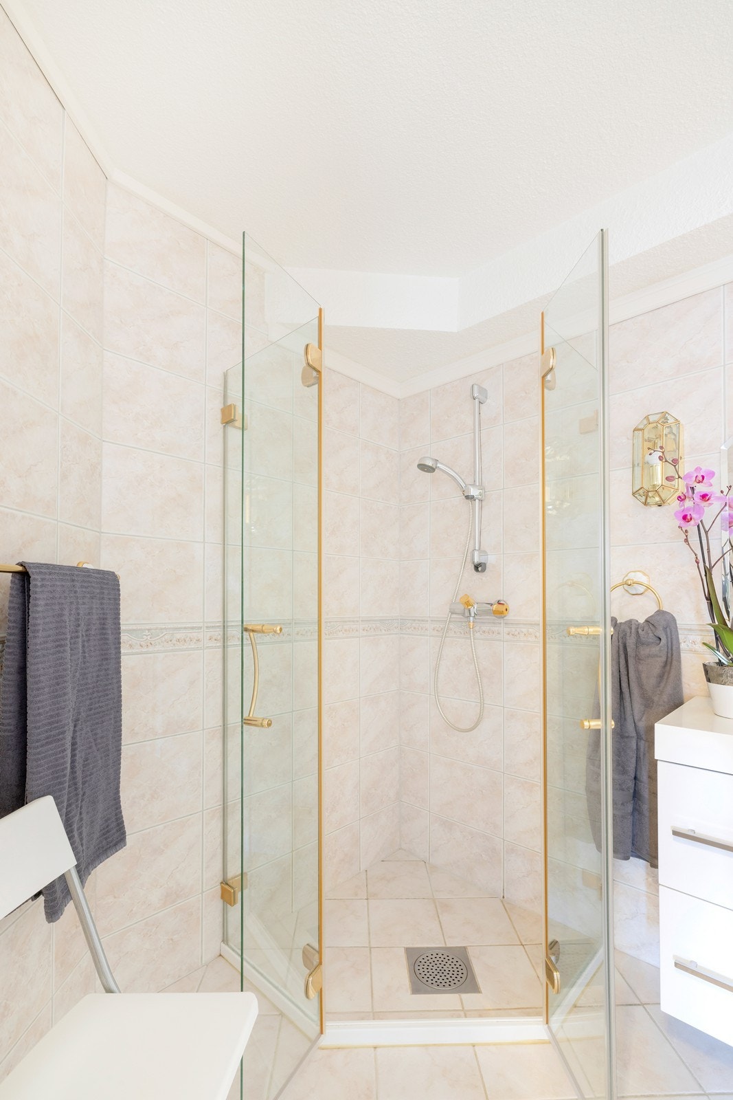 Dusjhjørne på bad Galleribilde