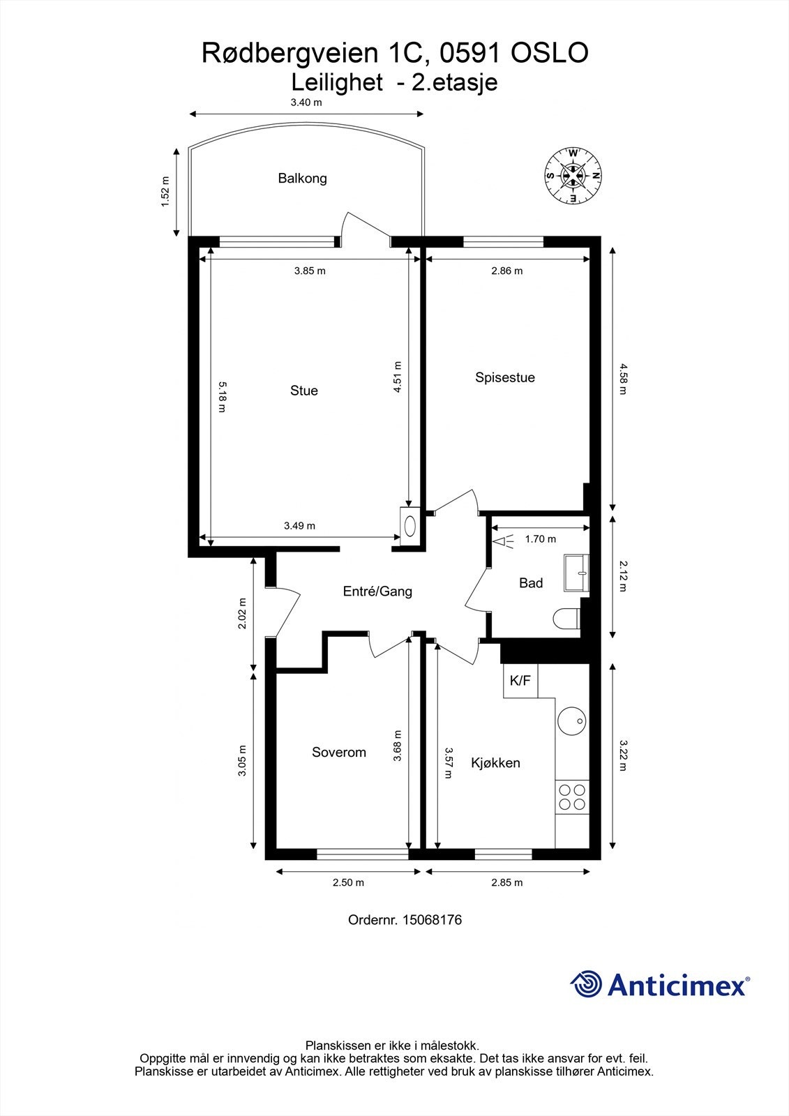 Plantegning Galleribilde