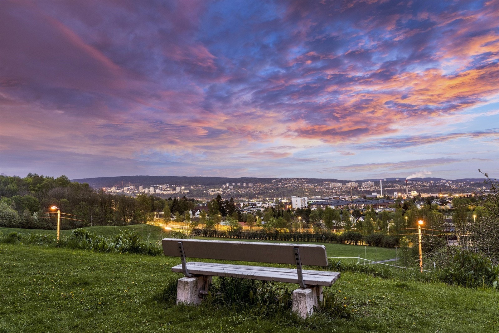 Store grøntarealer omkranser blokkene Galleribilde