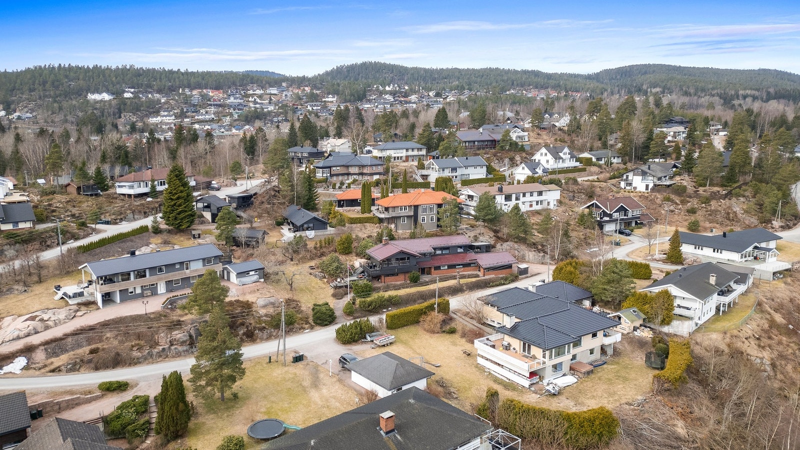 Dronebilde Galleribilde