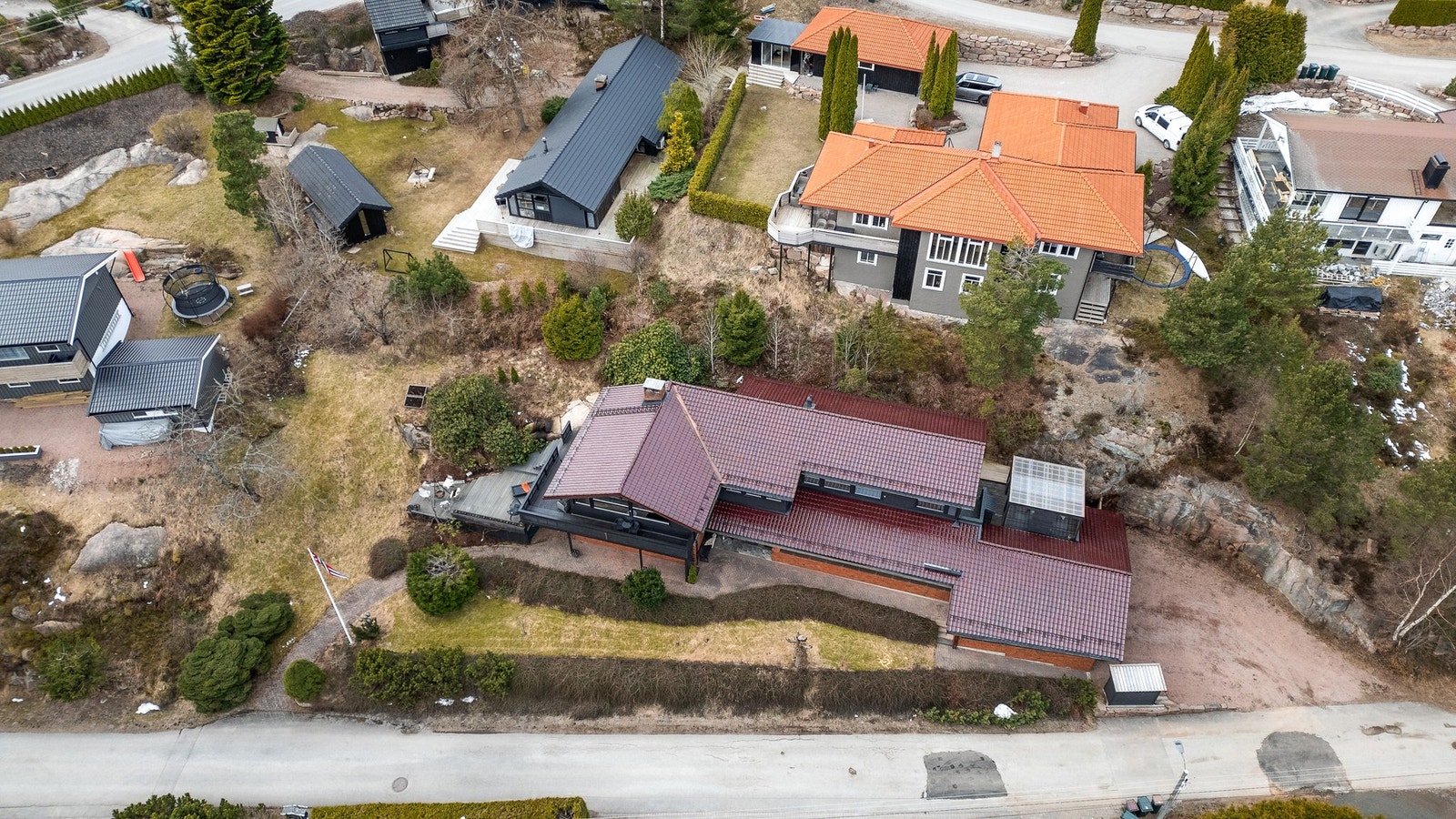 Dronebilde Galleribilde