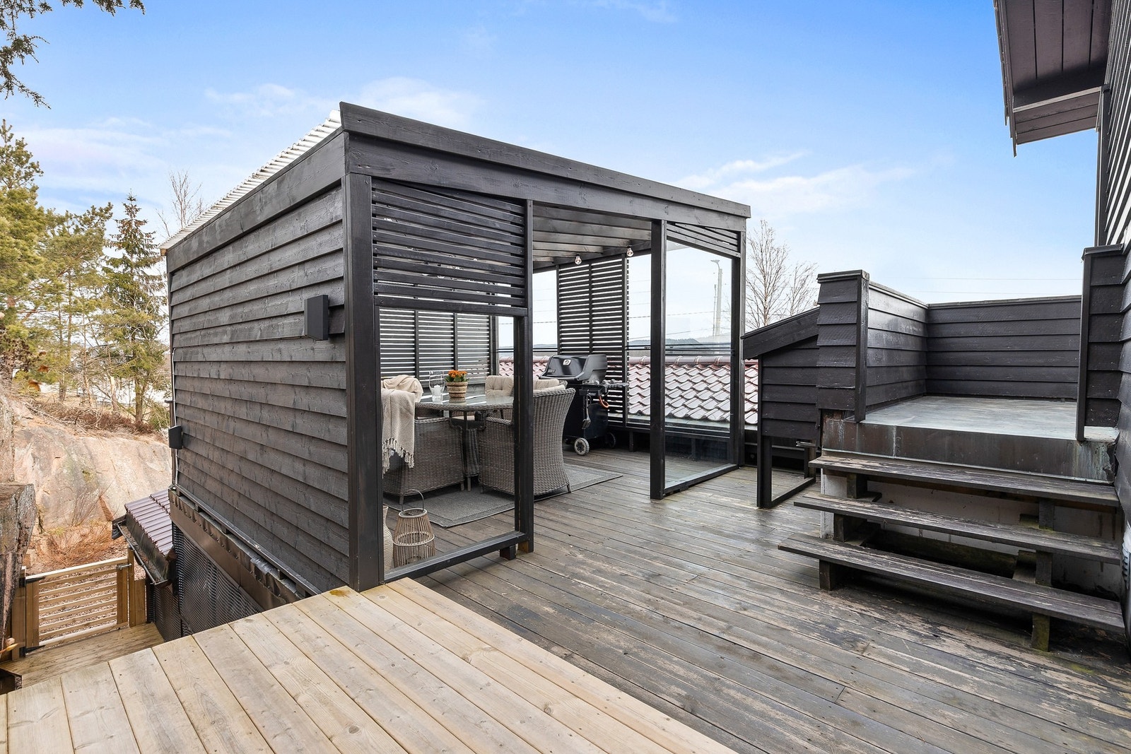 Fra soverommet er det adkomst til nordvendt terrasse Galleribilde