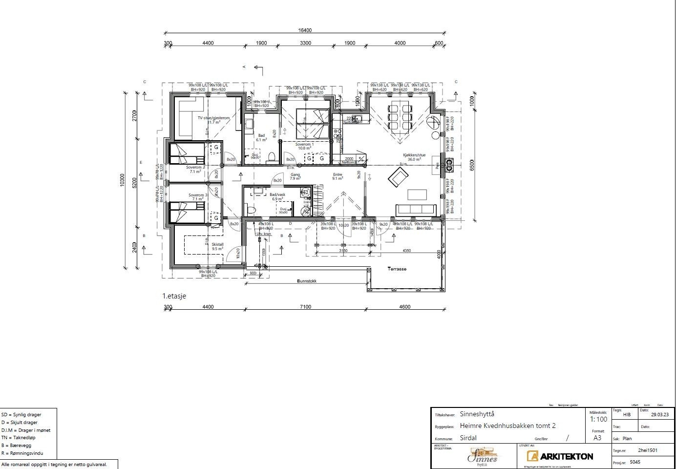 Plantegning Galleribilde