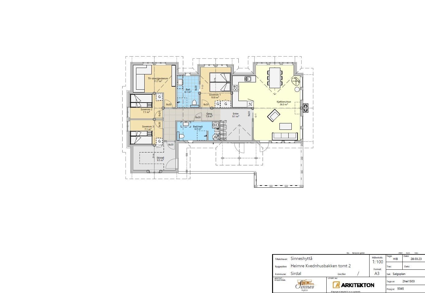 Plantegning Galleribilde