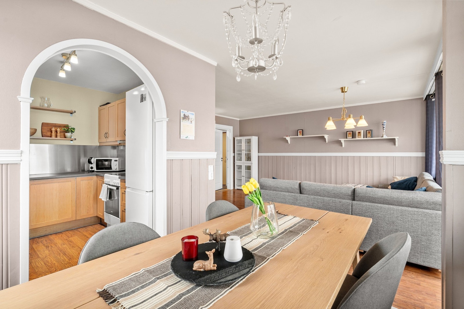 Leiligheten har balansert ventilasjon. Galleribilde