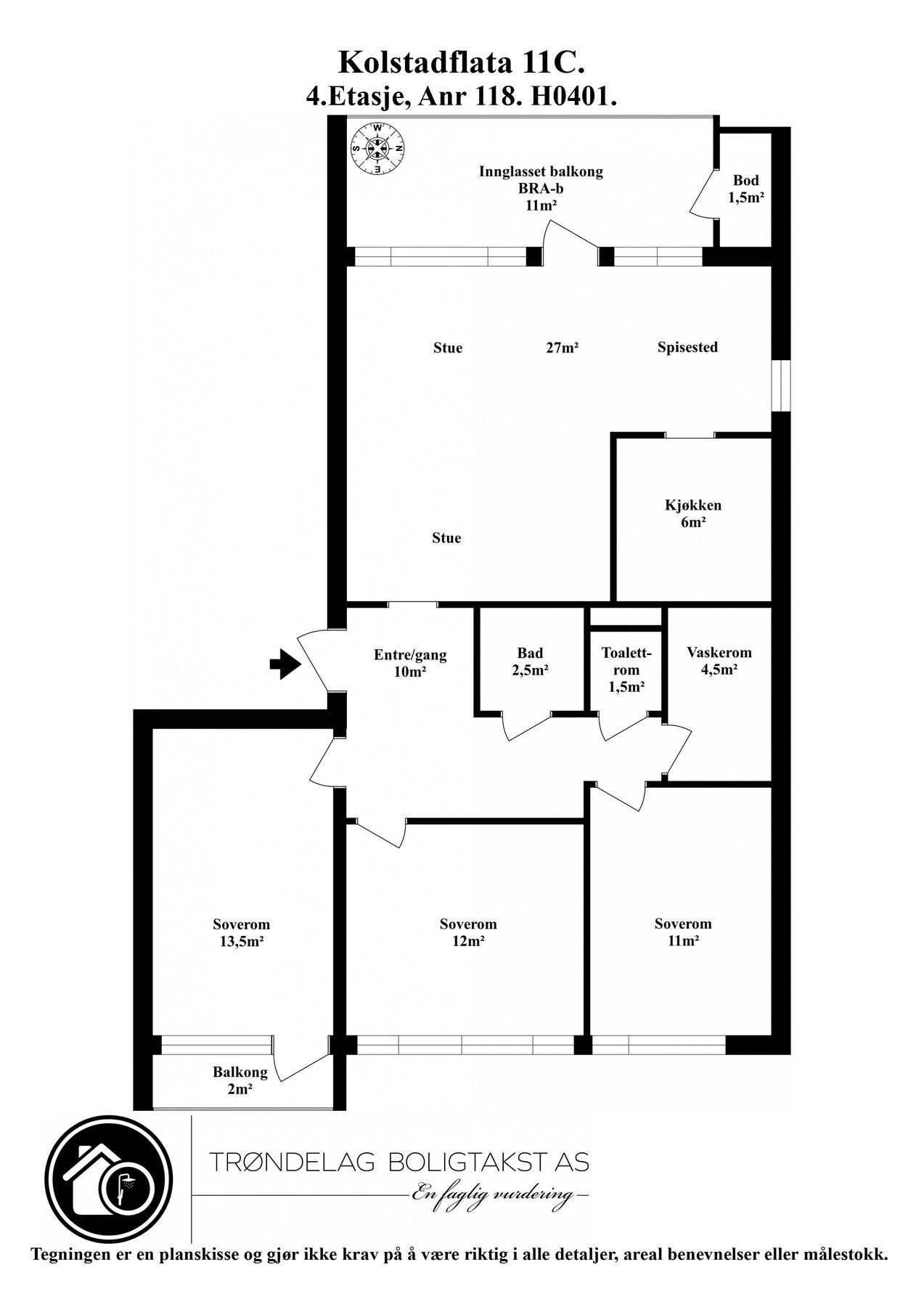 Planskisse. Galleribilde