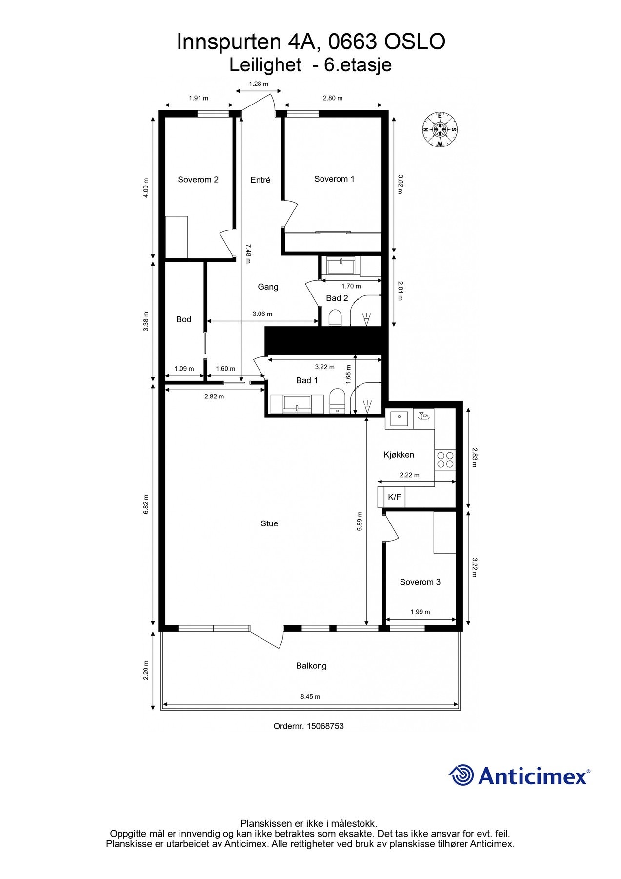 Plantegning. Galleribilde