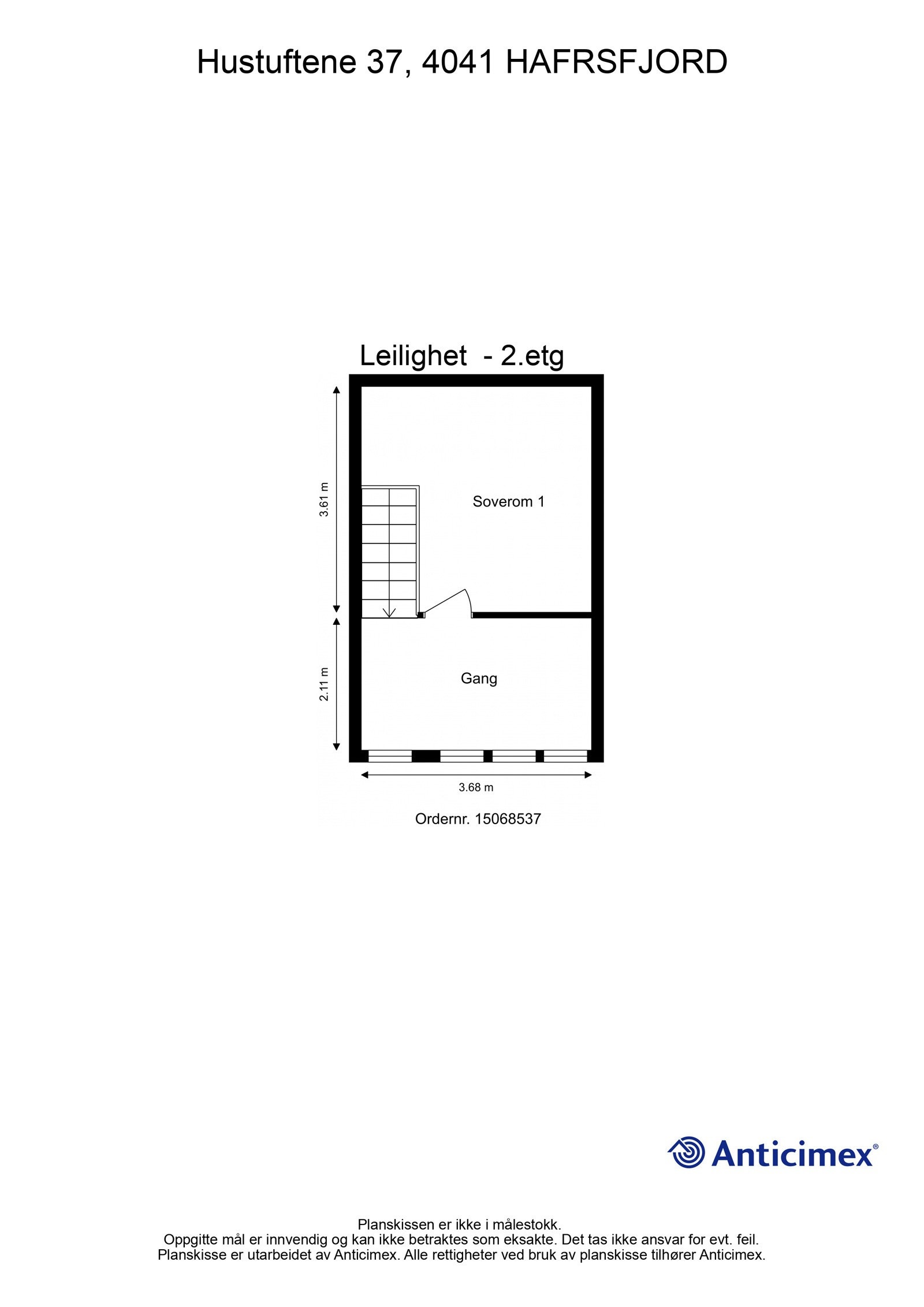 Planskisse 2. etasje Galleribilde