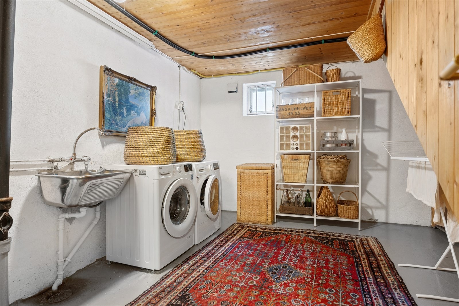Eget vaskerom i underetasjen. Galleribilde