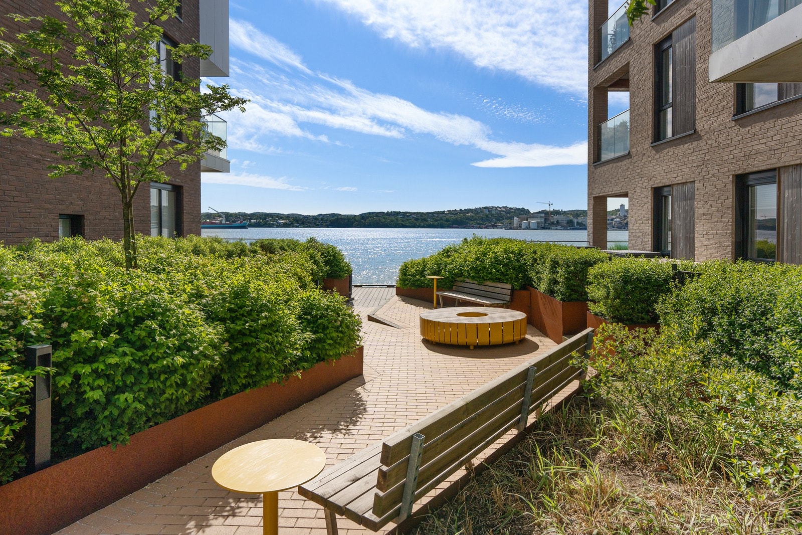 Fellesområdene er parkmessig opparbeidet Galleribilde