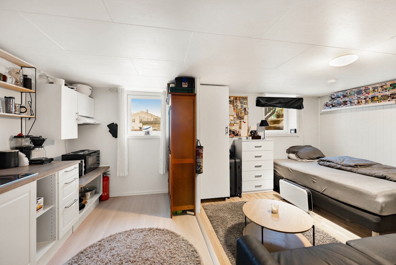 Seksjonene deler på inntekten på hybel, og tar ca. 4 000,- pr. mnd. Galleribilde