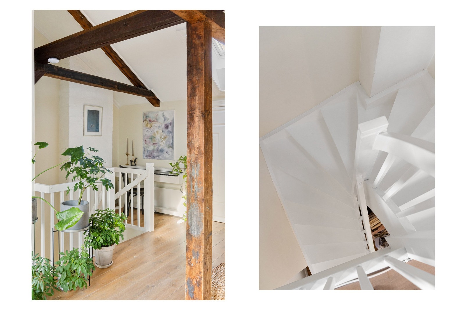 Loftsetasjen er virkelig boligens hjerte og naturlige samlingpsunkt. Galleribilde