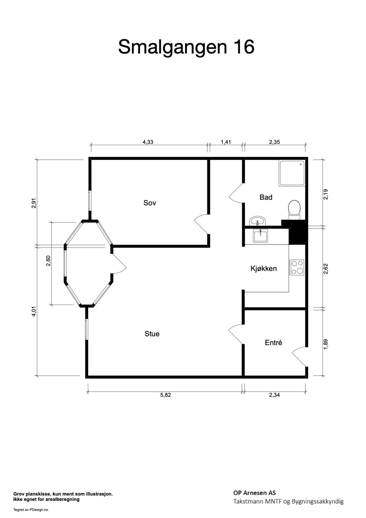 Planløsning 4. etasje. Galleribilde