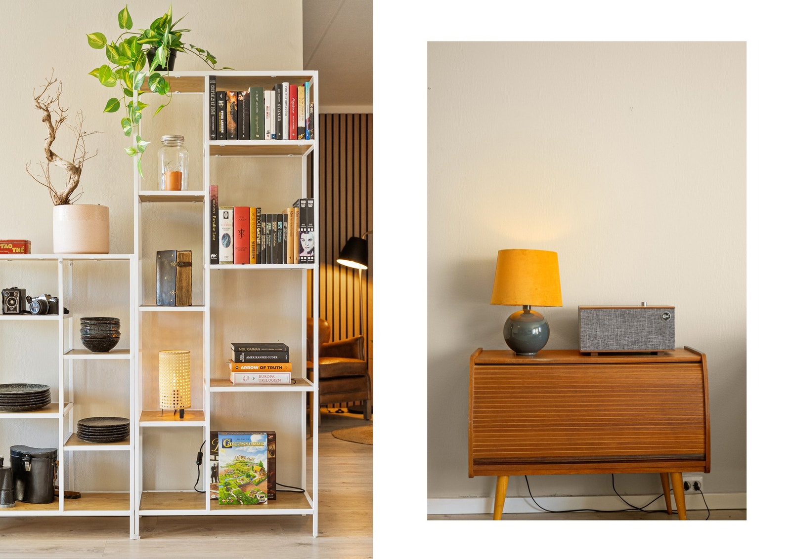 Leiligheten ble modernisert i 2022 med nytt gulv, malte flater og et stilrent kjøkken. Galleribilde