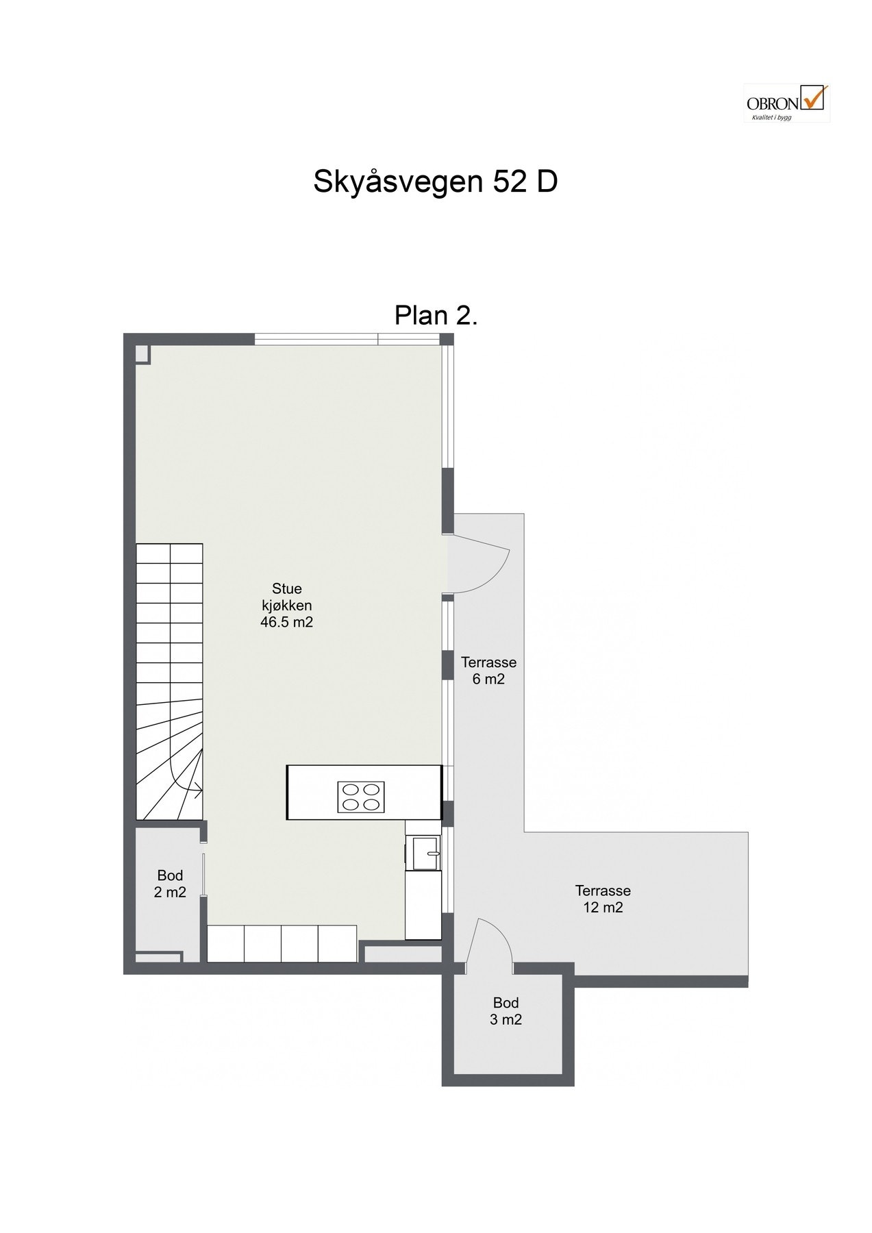 Planskisse 2. etasje. Galleribilde