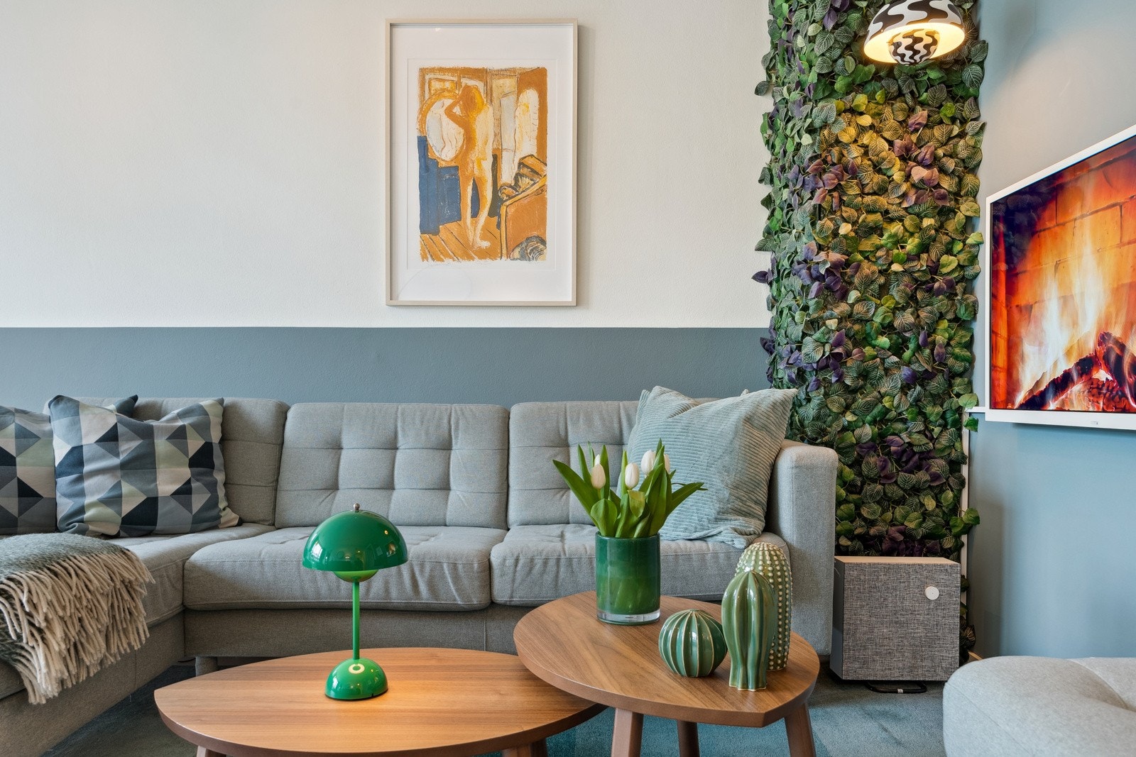 Leiligheten ligger fint til i byggets 3. etasje. Galleribilde