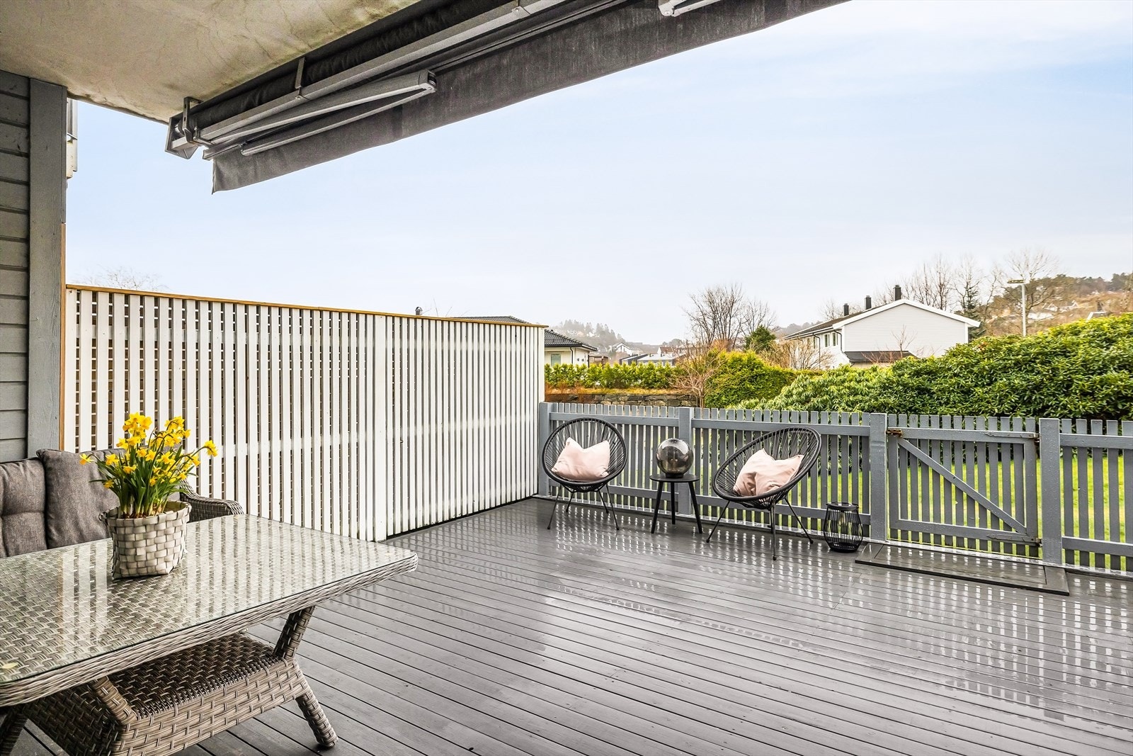 Stor terrasse på hele 38 kvm. Galleribilde