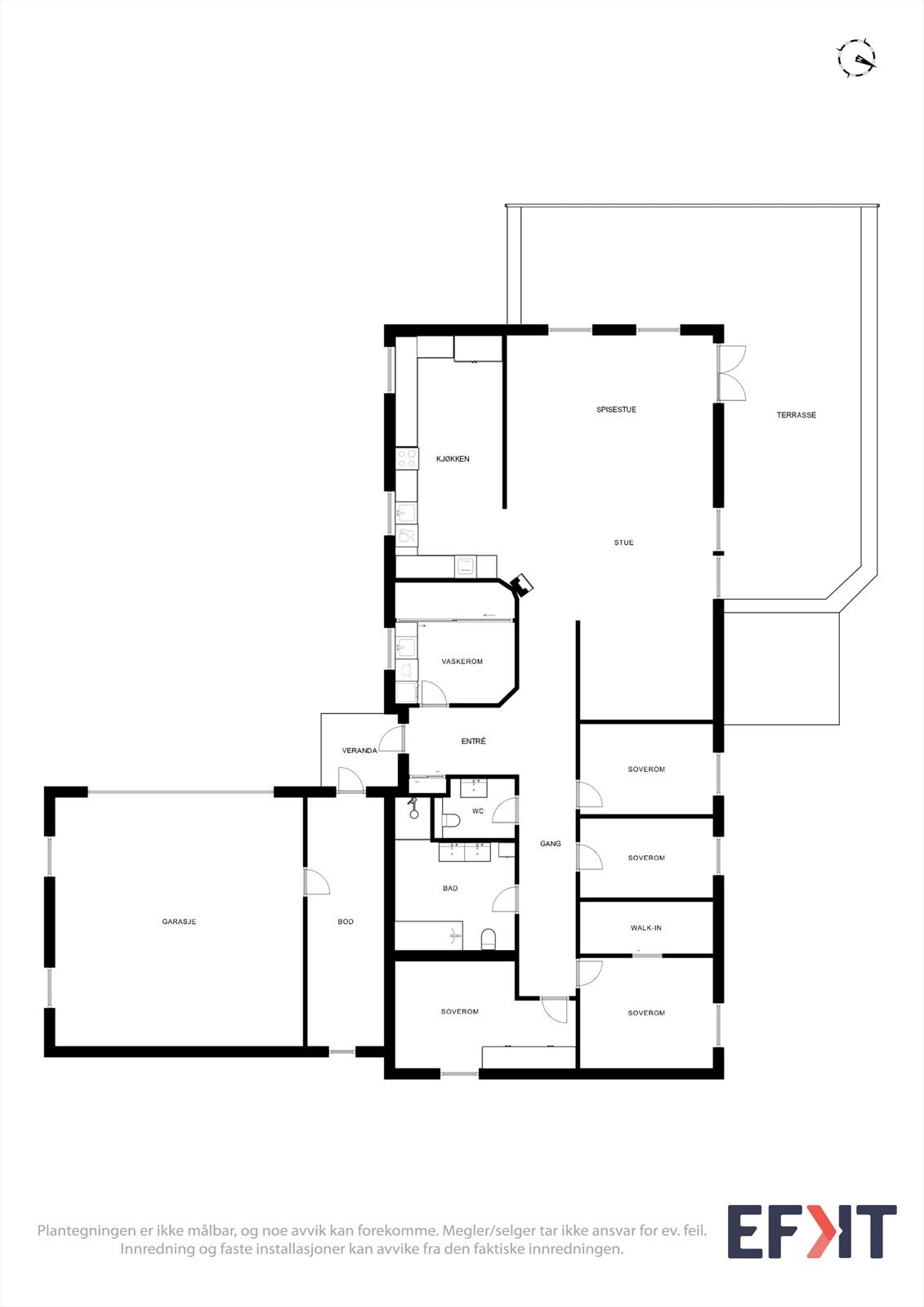 Plantegning Galleribilde